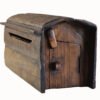 Home wall decoration wooden outdoor mailbox wall mounted outdoor rainproof European style mailbox