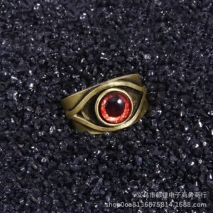 Game Peripheral Resident Evil 8 Crimson Eye Ring Vintage Red Eye Ring