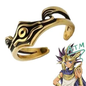 Game King Monster Duel Artum Ring Electroplated Gold Droplet