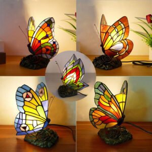 Creative Butterfly LED Night Light for Bedroom, Warm Desk Lamp for Feeding, Classic Decorative Table Lamp for Home