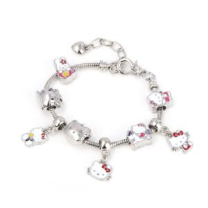 Cute Kitty Cat Bracelet Anime Girl Student JK Best Friend Birthday Gift Cartoon DIY Bracelet